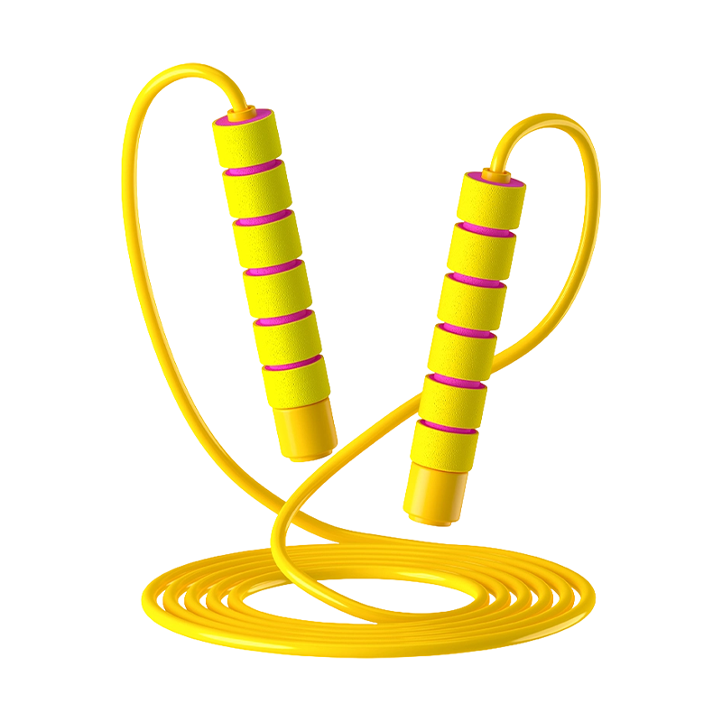 Corda per saltare con manico in spugna di corda in PVC TS-1 per bambini