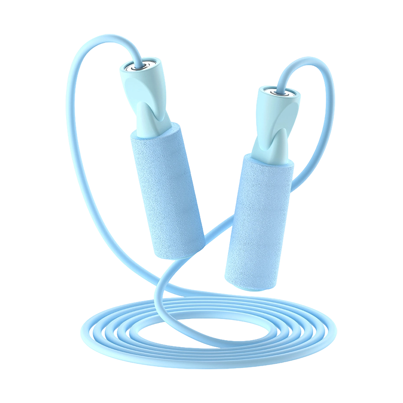 Corda per saltare con manico in spugna di schiuma monocolore TS-4 Graffiti/monocolore per adulti