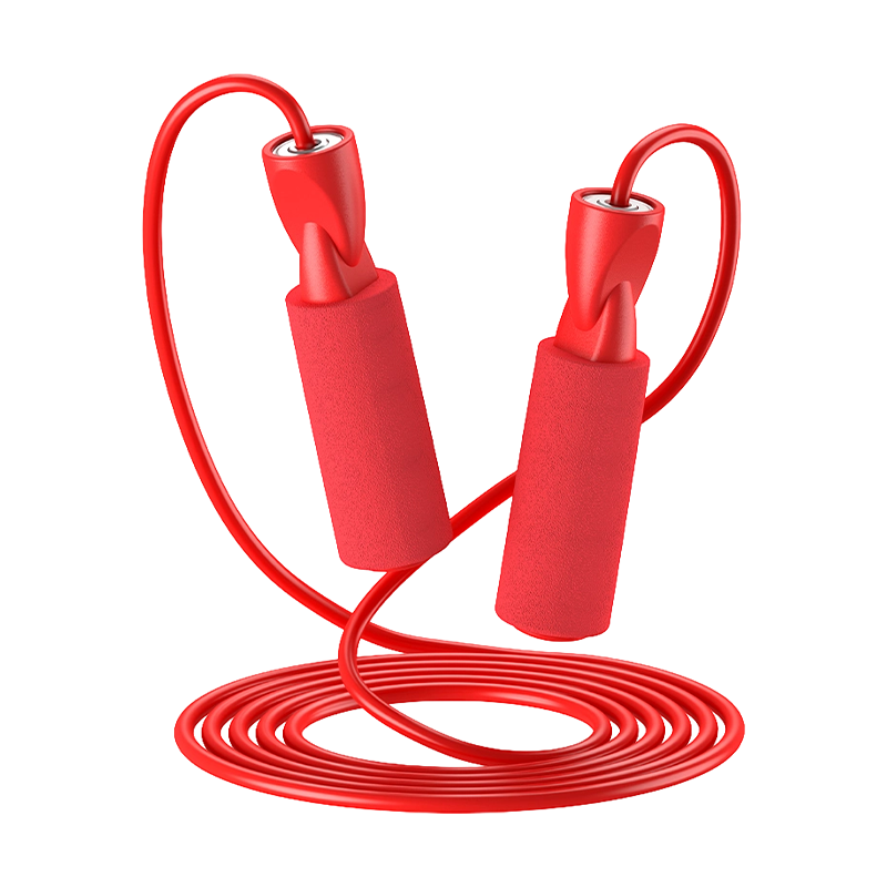 Corda per saltare con manico in spugna di schiuma monocolore TS-4 Graffiti/monocolore per adulti