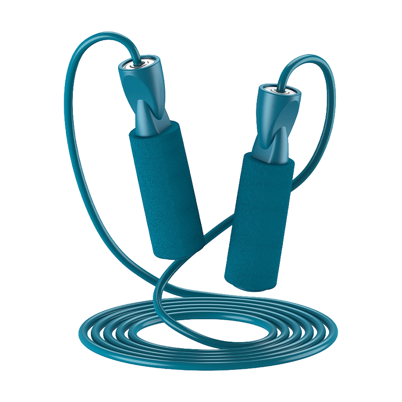 Corda per saltare con manico in spugna di schiuma monocolore TS-4 Graffiti/monocolore per adulti