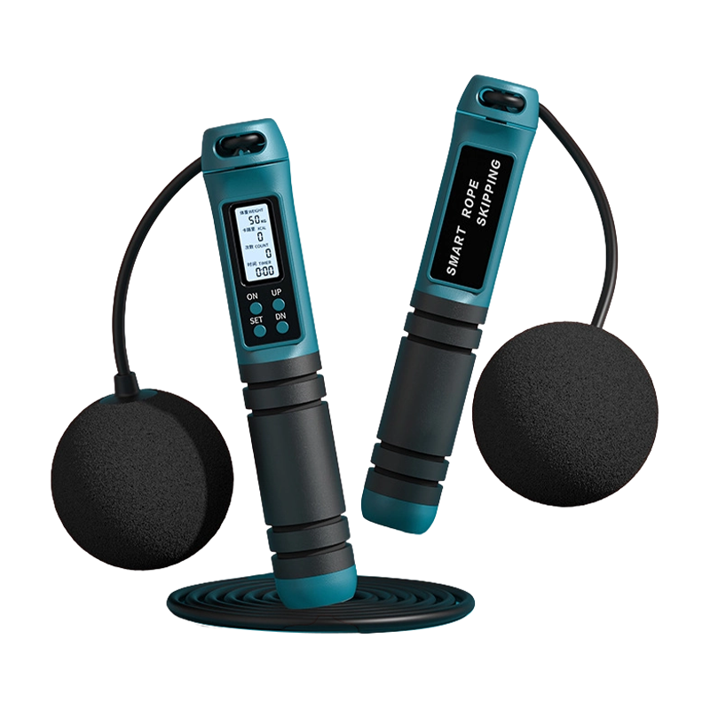 TS-45 Corda per saltare con conteggio elettronico con impugnatura in ABS/schiuma