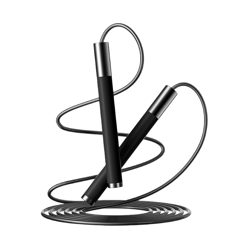 TS-112 Corda per saltare da corsa con impugnatura in alluminio da 15 mm di diametro